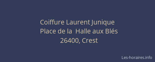 Coiffure Laurent Junique
