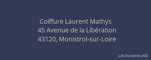 Coiffure Laurent Mathys