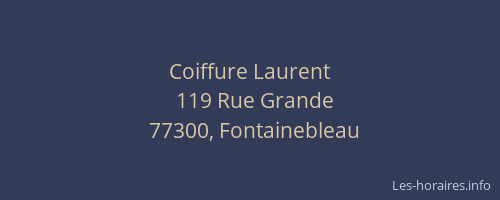 Coiffure Laurent