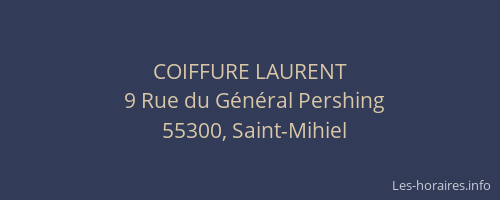 COIFFURE LAURENT