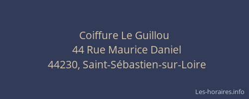 Coiffure Le Guillou