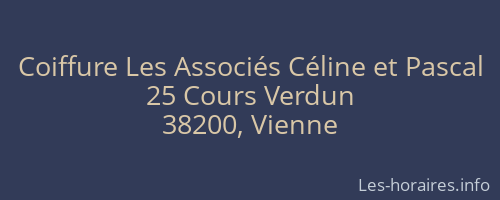 Coiffure Les Associés Céline et Pascal