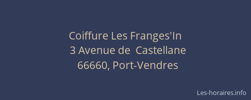 Coiffure Les Franges'In