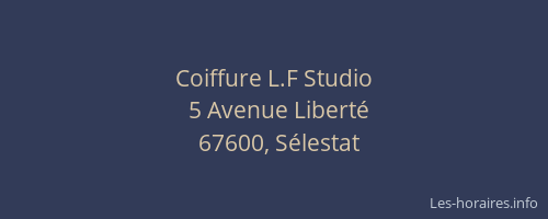 Coiffure L.F Studio