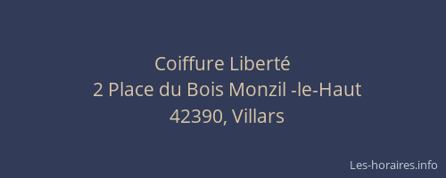 Coiffure Liberté