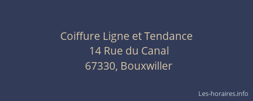 Coiffure Ligne et Tendance