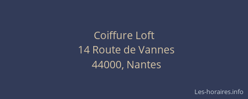 Coiffure Loft