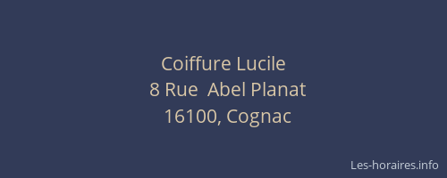 Coiffure Lucile