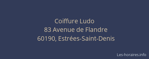 Coiffure Ludo
