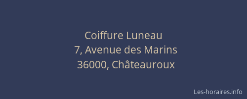 Coiffure Luneau