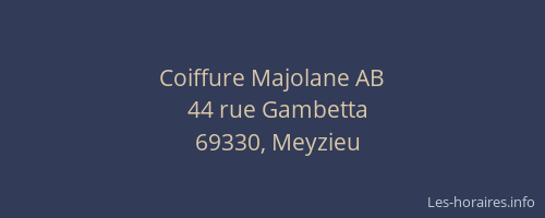 Coiffure Majolane AB