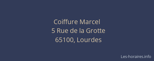 Coiffure Marcel