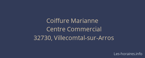 Coiffure Marianne