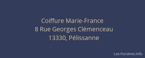 Coiffure Marie-France
