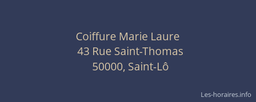 Coiffure Marie Laure
