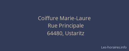 Coiffure Marie-Laure