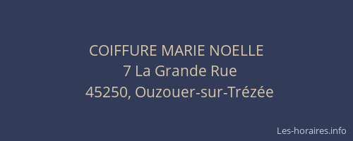 COIFFURE MARIE NOELLE