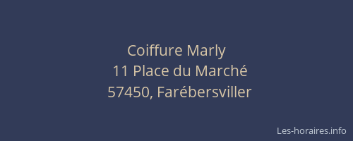 Coiffure Marly