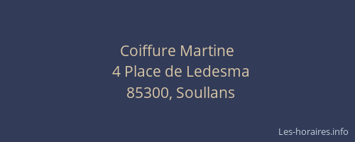 Coiffure Martine