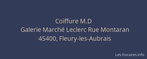 Coiffure M.D