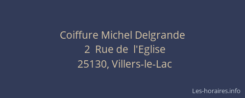 Coiffure Michel Delgrande