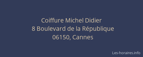 Coiffure Michel Didier
