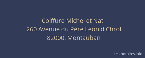 Coiffure Michel et Nat
