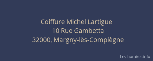 Coiffure Michel Lartigue