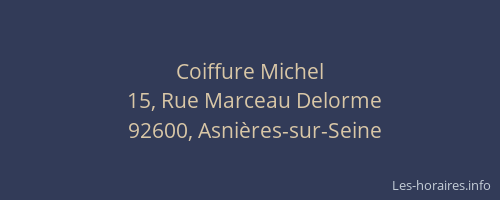 Coiffure Michel
