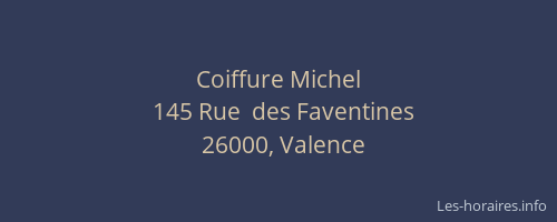 Coiffure Michel