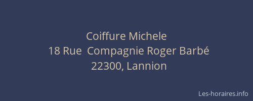 Coiffure Michele