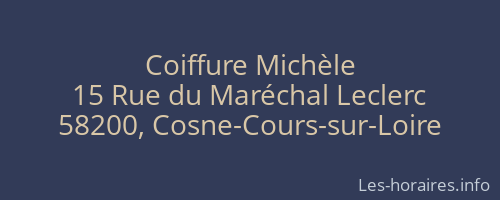 Coiffure Michèle