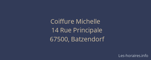 Coiffure Michelle