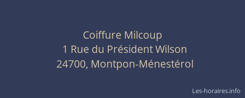 Coiffure Milcoup