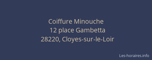 Coiffure Minouche