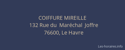 COIFFURE MIREILLE