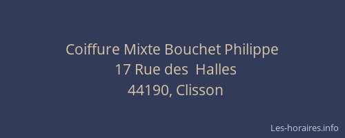 Coiffure Mixte Bouchet Philippe