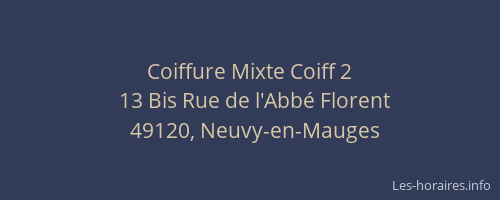 Coiffure Mixte Coiff 2