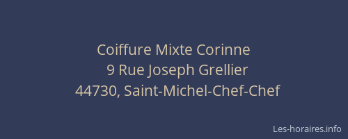 Coiffure Mixte Corinne