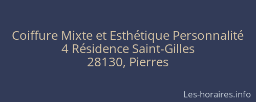 Coiffure Mixte et Esthétique Personnalité