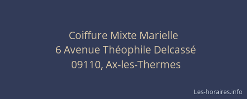 Coiffure Mixte Marielle