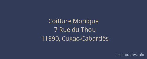 Coiffure Monique