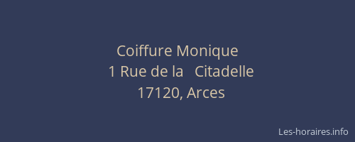 Coiffure Monique