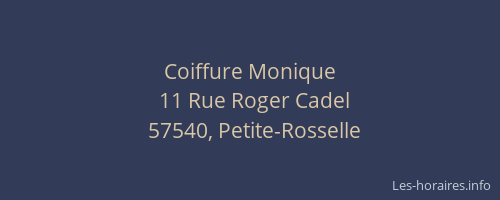 Coiffure Monique