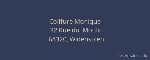 Coiffure Monique