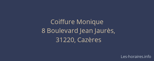 Coiffure Monique