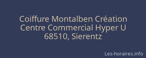 Coiffure Montalben Création