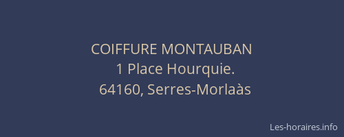 COIFFURE MONTAUBAN