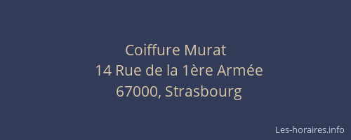 Coiffure Murat