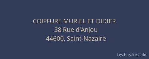 COIFFURE MURIEL ET DIDIER